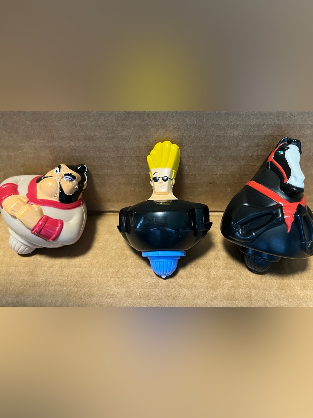 Black and Yellow Cartoon Spinning Top Toy - Kids Toys
